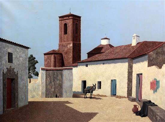 § Tristram Hillier R.A. (1905-1983) Pozuela del Rey, 24 x 32in. Provenance: Arthur Tooth & Sons, London